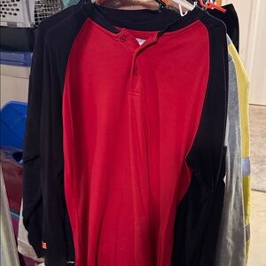 Red and Black Men's Titicac FR Shirt